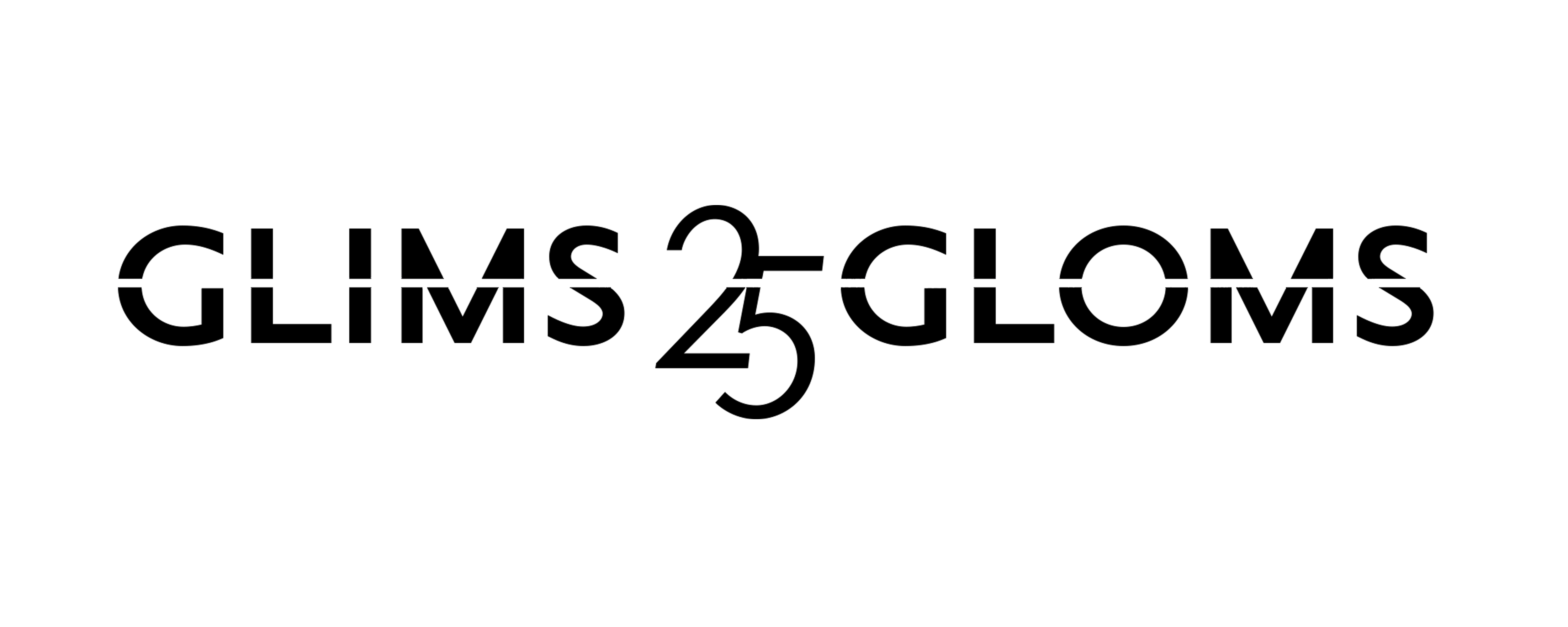 GLIMS25 GLOMS lavistys musta kopio